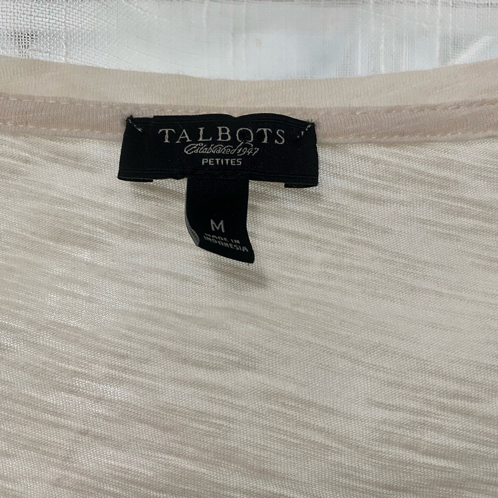 Talbots Women Short Sleeve Top - Picture 5 of 6
